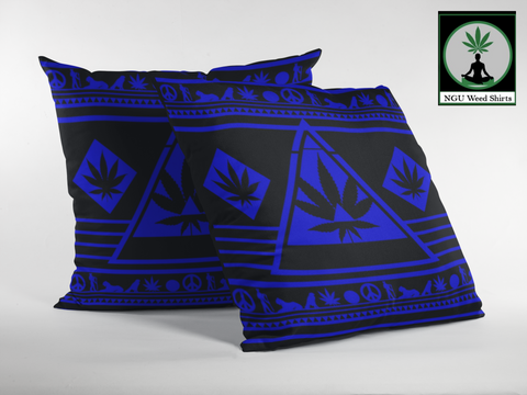 royal blue accent pillows