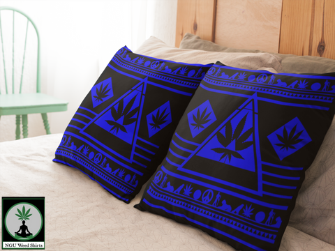 royal blue decorative pillows