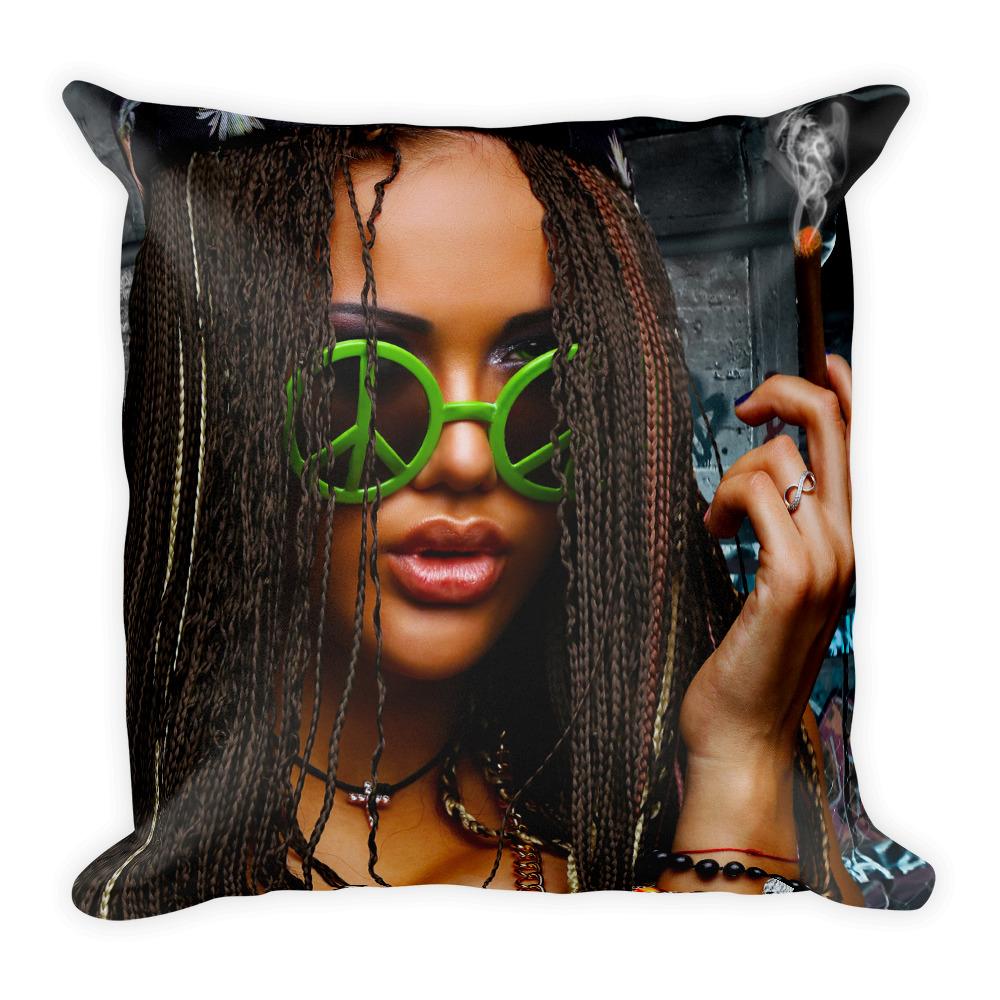 Cool Weed Pillow Bright Vivid Colors Weed Room Ideas 420