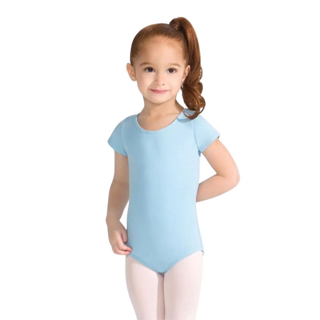 Short Sleeve Leotard Thong #3410 Cotton Sale