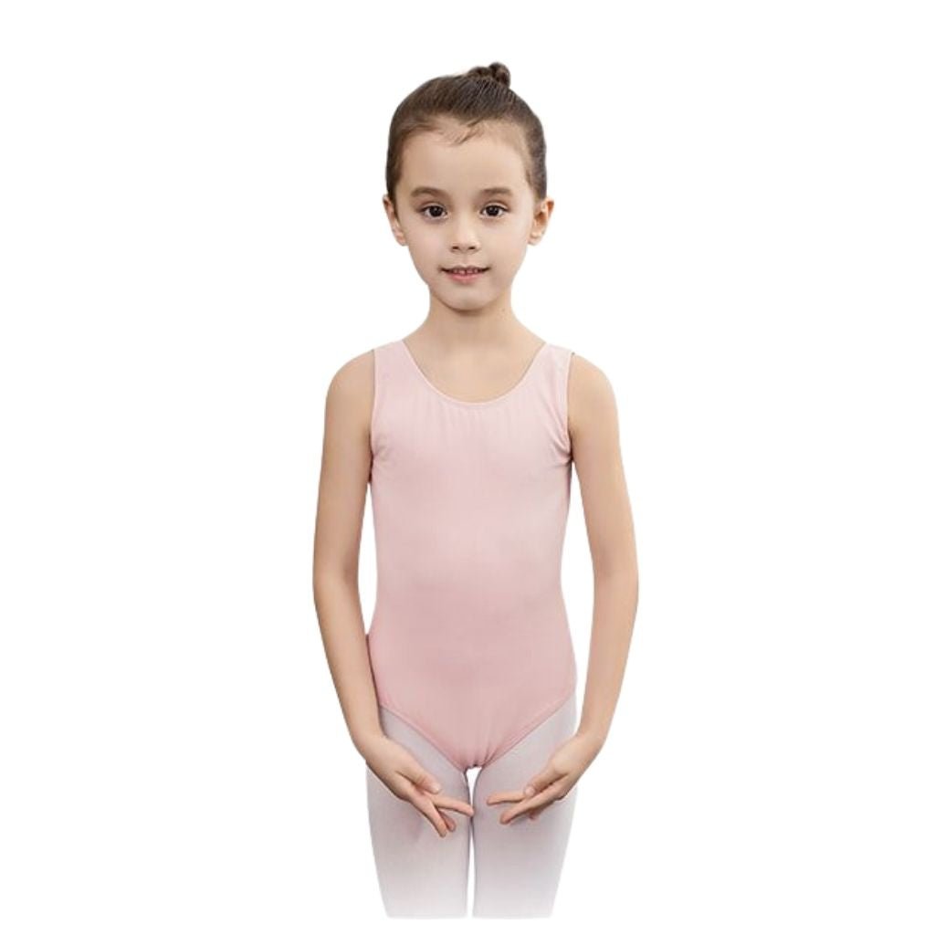 Women'S Nylon Tank Thong Leotard Girls Ballet Dance Spandex Skin Tights  Sleevele