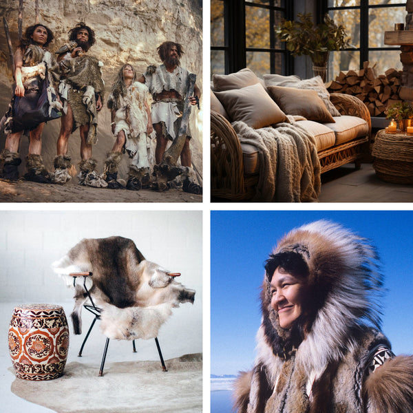 History of animal skins in home decor