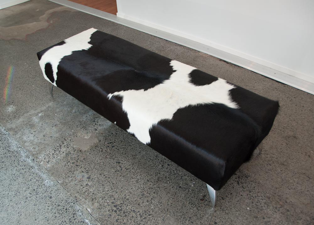 Cowhide Bench Ottoman Auckland Gorgeous Creatures Bench Seating