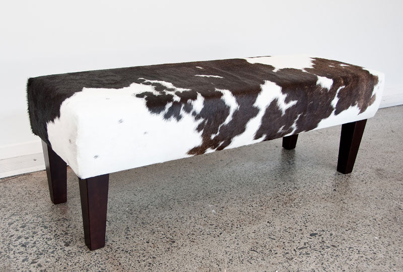 Cow Skin Bench Ottoman Gorgeous Creatures Bench Ottomans Nz