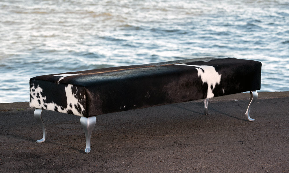 Cowhide Bench Ottoman Qld Australia Gorgeous Creatures Furniture