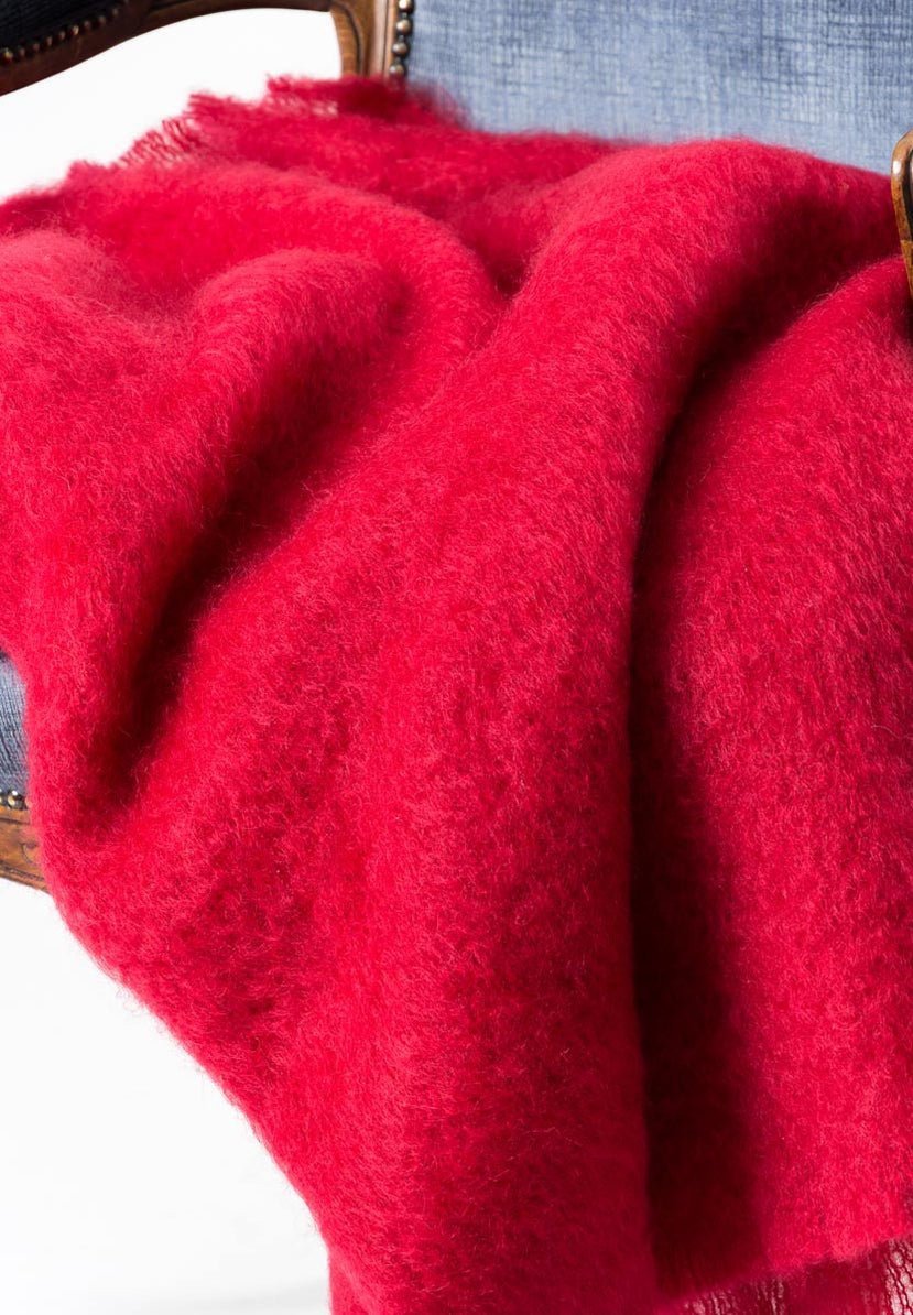 NZ Made Mohair Throws | Bright Mohair Throw NZ | Chair Throw — Gorgeous ...