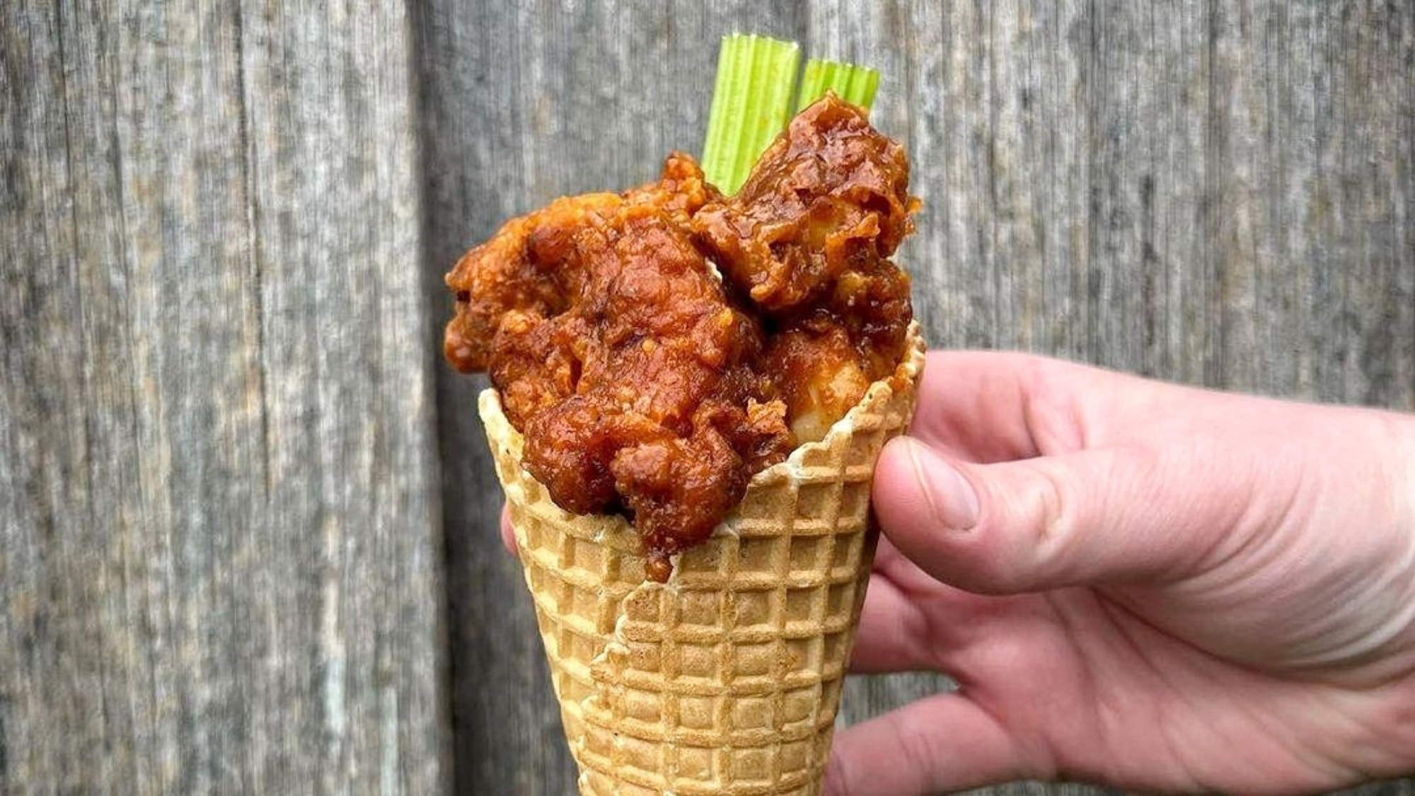 Buffalo Chicken Cones