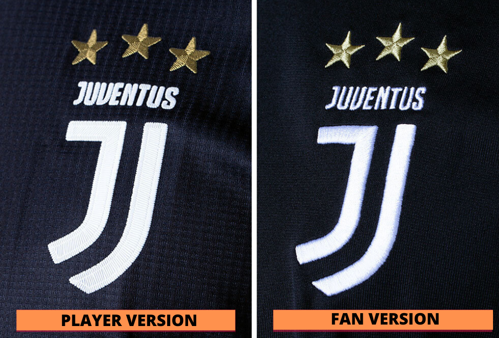 difference between player version and fan version jersey