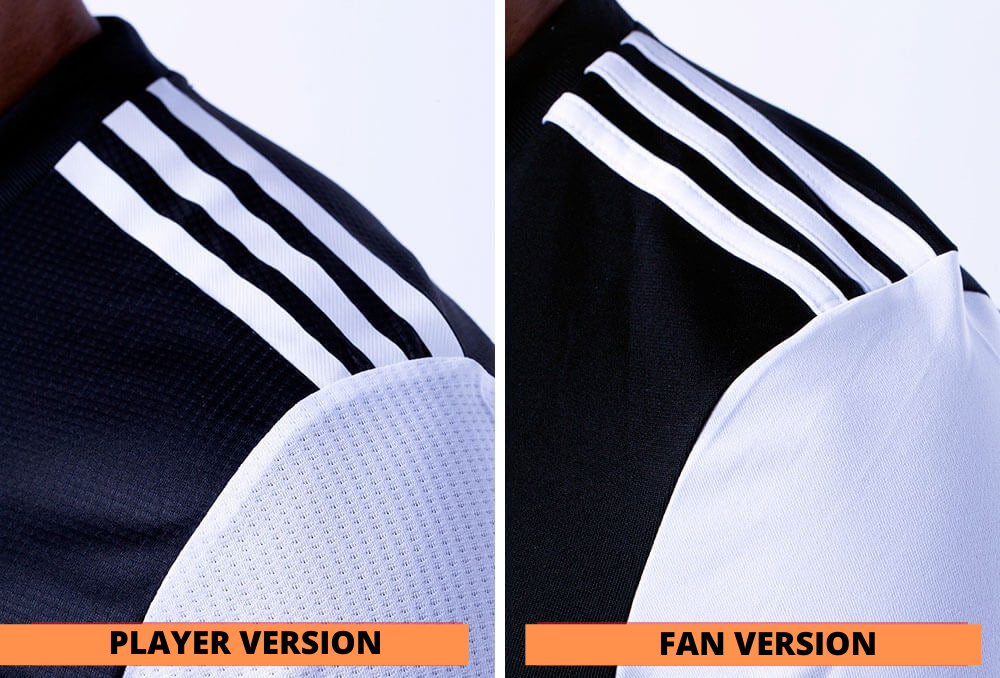 Difference between Normal[Fan Version] and Player Version jerseys..!