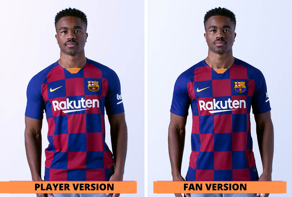 vinger Buiten Nieuwheid Difference between Normal[Fan Version] and Player Version jerseys..!