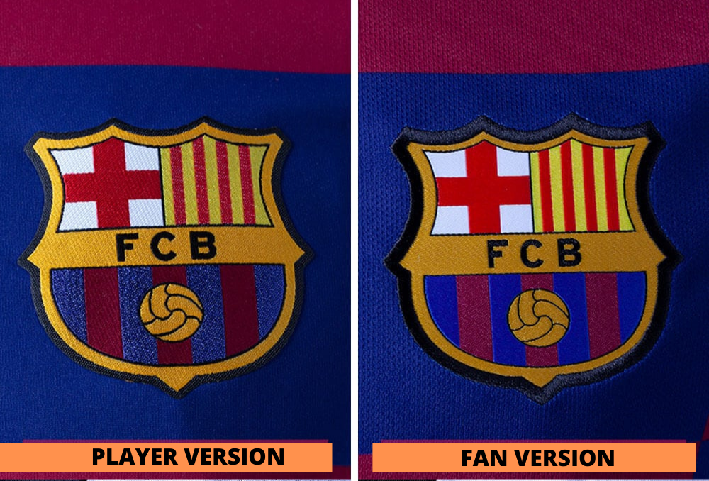 Difference between Normal[Fan Version] and Player Version jerseys..!