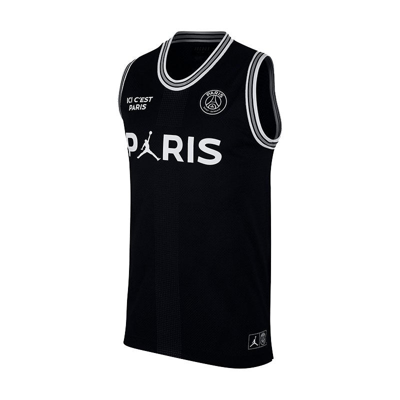 PSG Jordan Sleeveless Black and White 