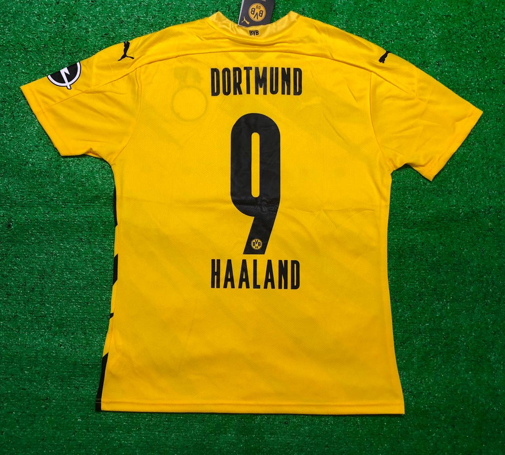 Borussia Dortmund HAALAND 9 Football Jersey Home 20 21 ...