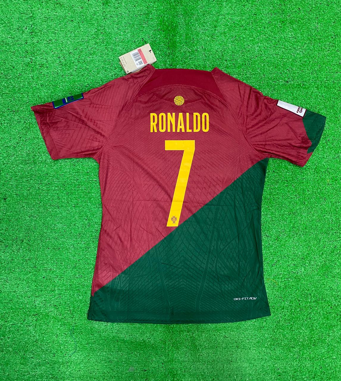 Portugal National Team 2022/23 Stadium Away (Cristiano Ronaldo) Men's Nike  Dri-FIT Soccer Jersey.