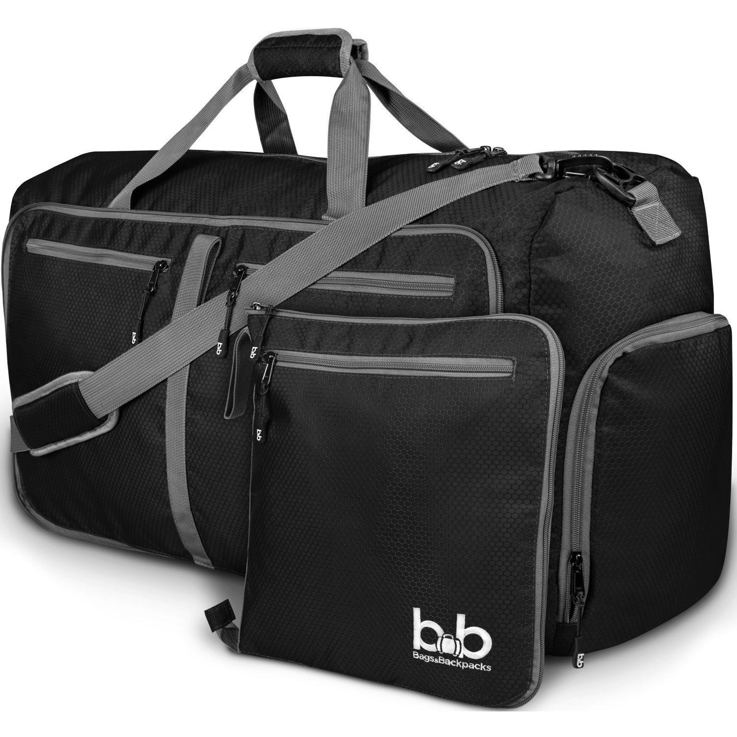 80L Duffel Bag for Men, Womens Duffle Bag with Shoes