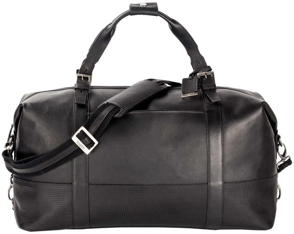 bugatti leather duffle bag