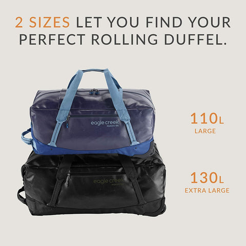 eagle creek migrate wheeled duffel 130l