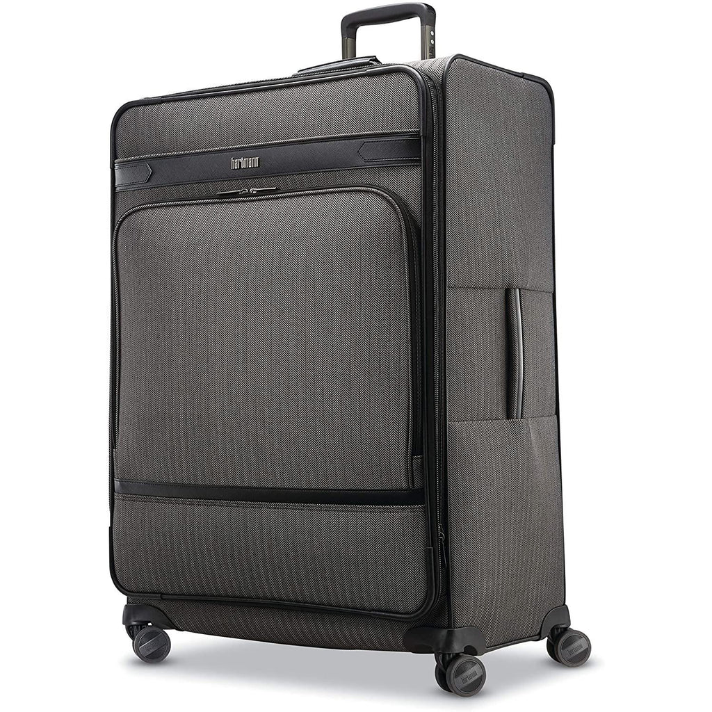 hartmann herringbone deluxe underseat carry on spinner