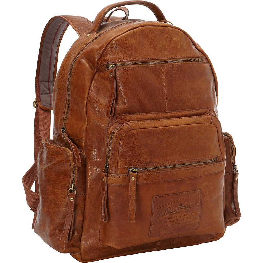 rawlings leather backpack