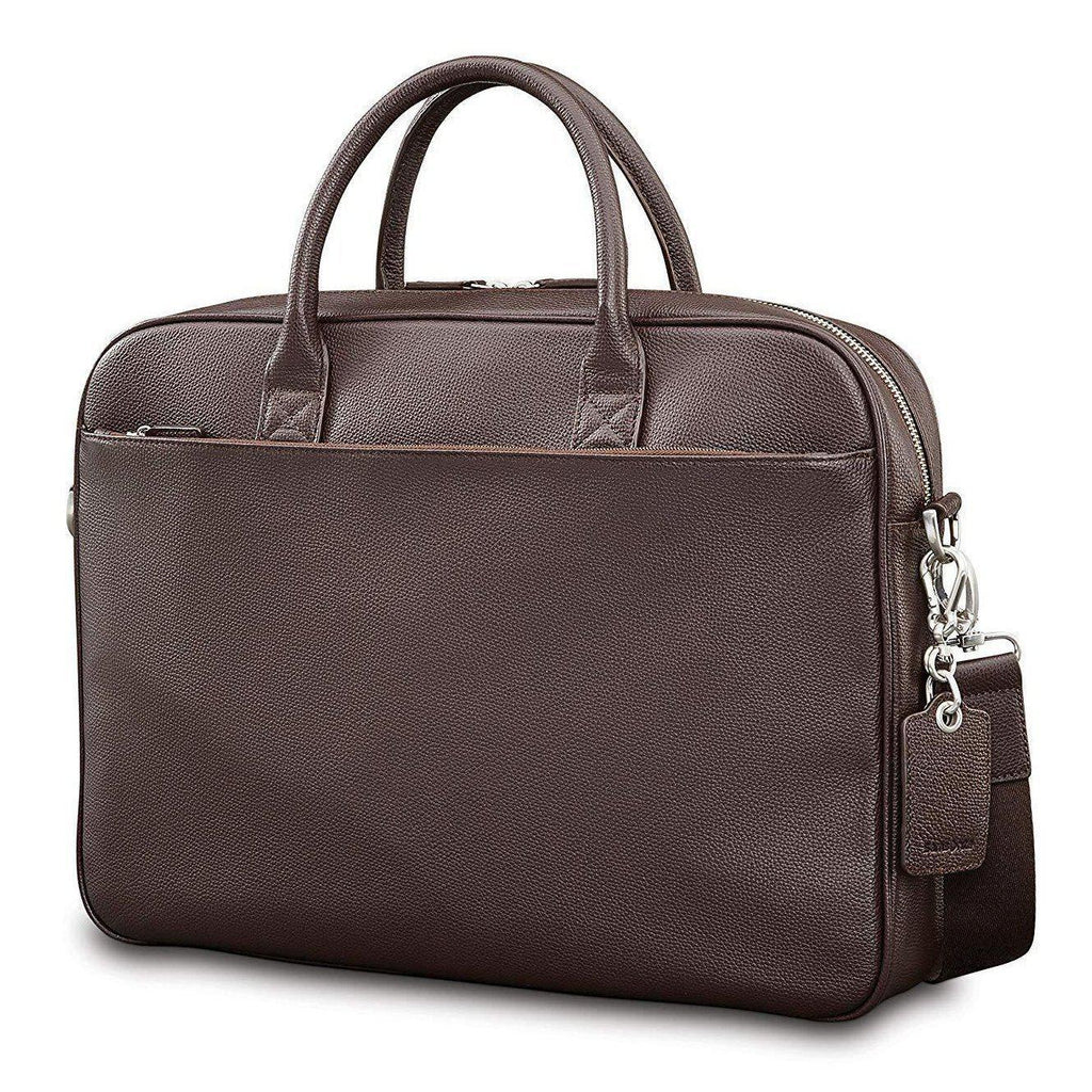 samsonite mens leather classic duffel