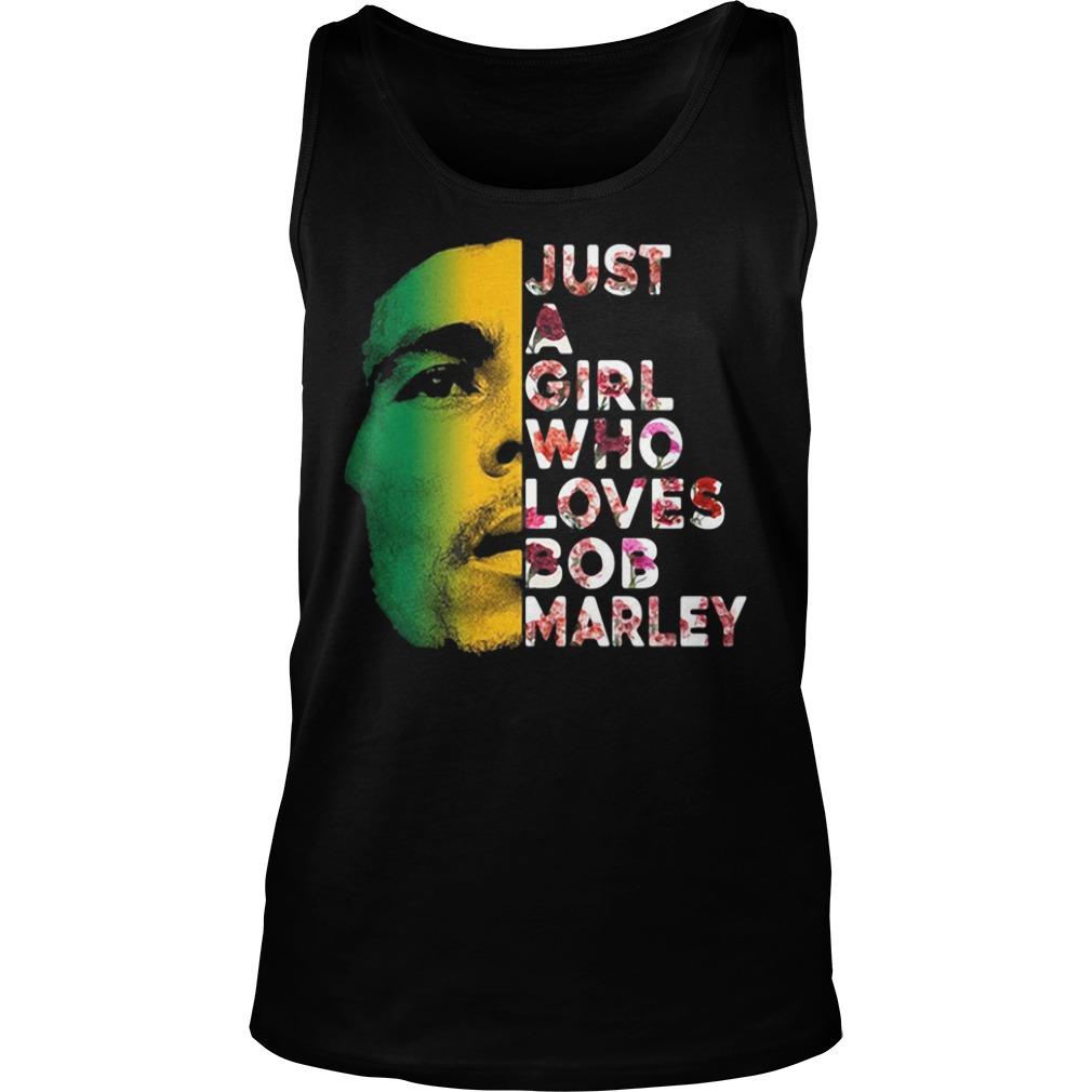 Just A Girl Who Loves Bob Marley Unisex Tank Top Shirts