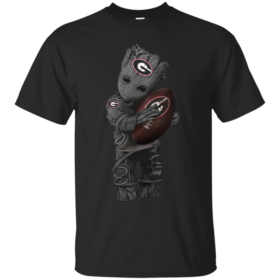 Baby Groot Georgia Bulldogs Football Shirt T Shirt
