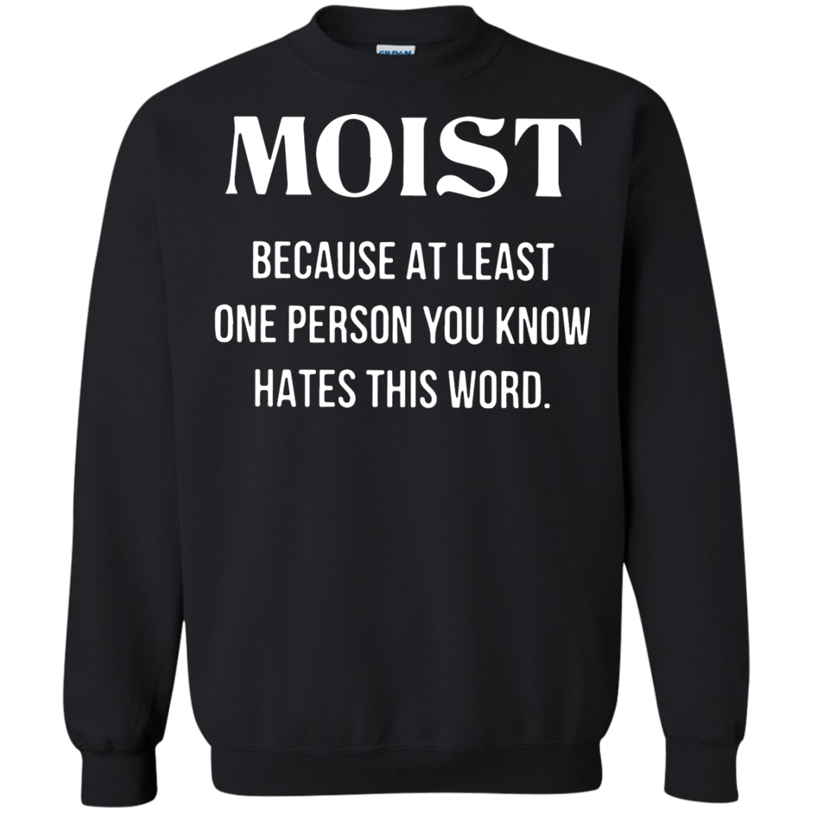 Moist Because At Least One Person You Know Hates This Word Shirt 