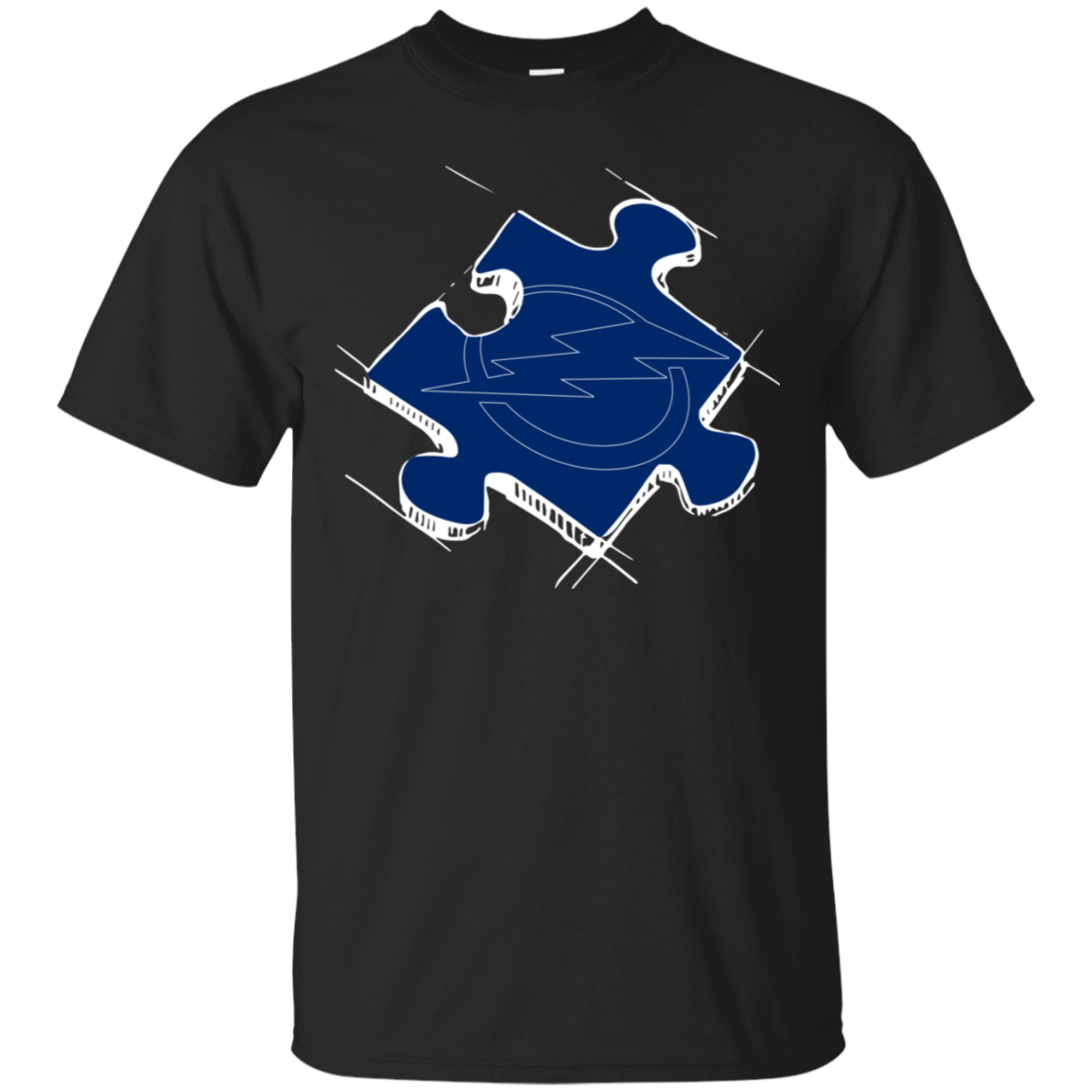 Tampa Bay Lightning Autism Puzzle G200 Ultra T-shirt