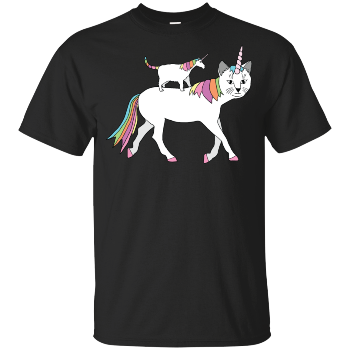 Cat-unicorn On Unicorn-cat T Shirts