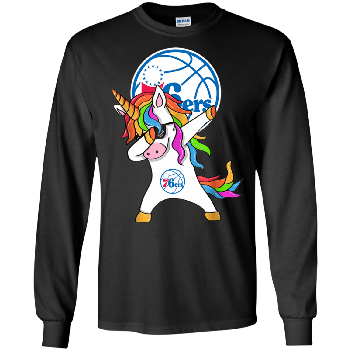 Dabbing Hip Hop Unicorn Dab Philadelphia 76ers Shirt Ultra Shirt