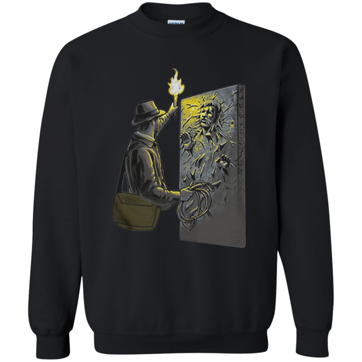 Indiana Jones Han Solo Carbonite G180 Crewneck Pullover 8 Oz.