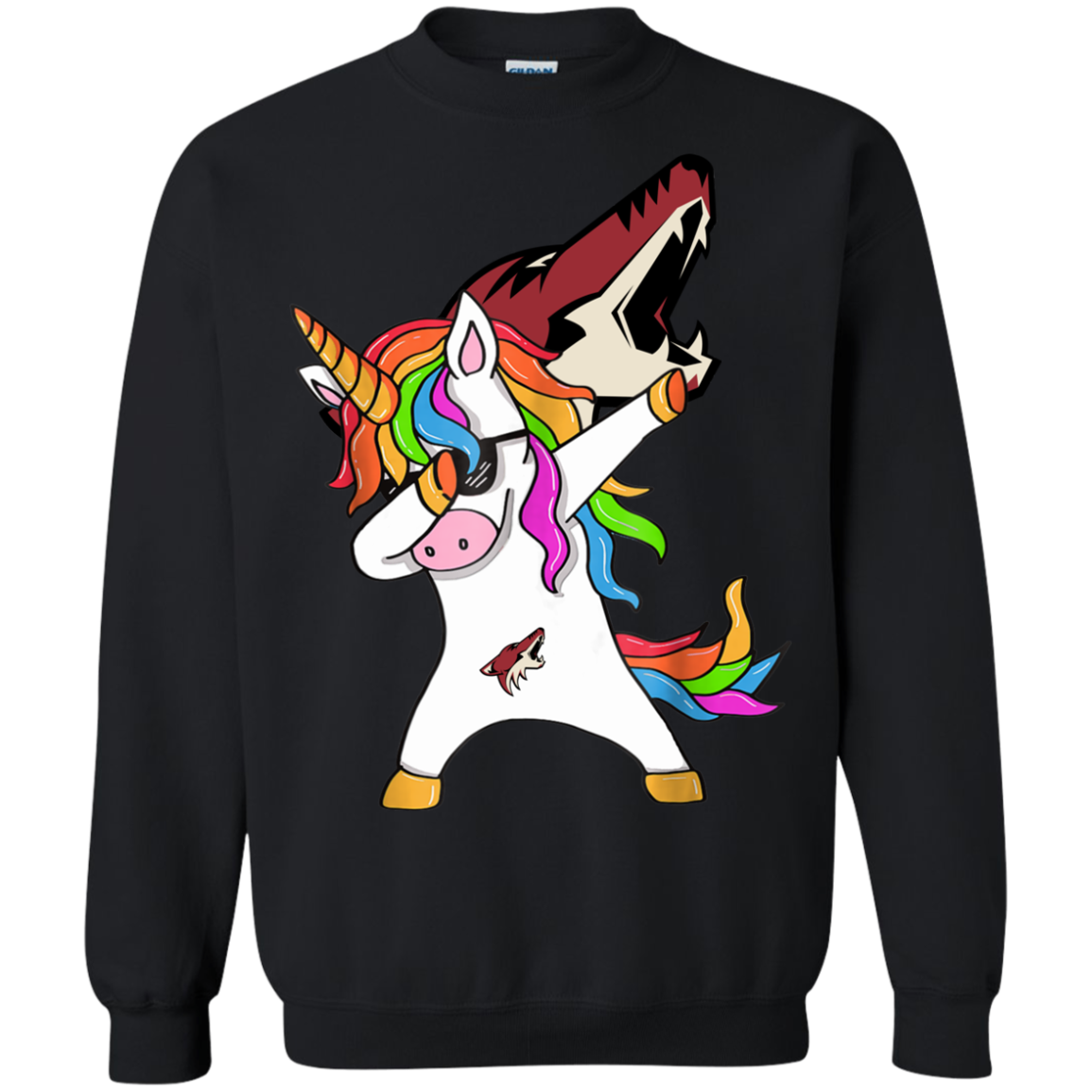 Dabbing Hip Hop Unicorn Dab Phoenix Coyotes Shirt 