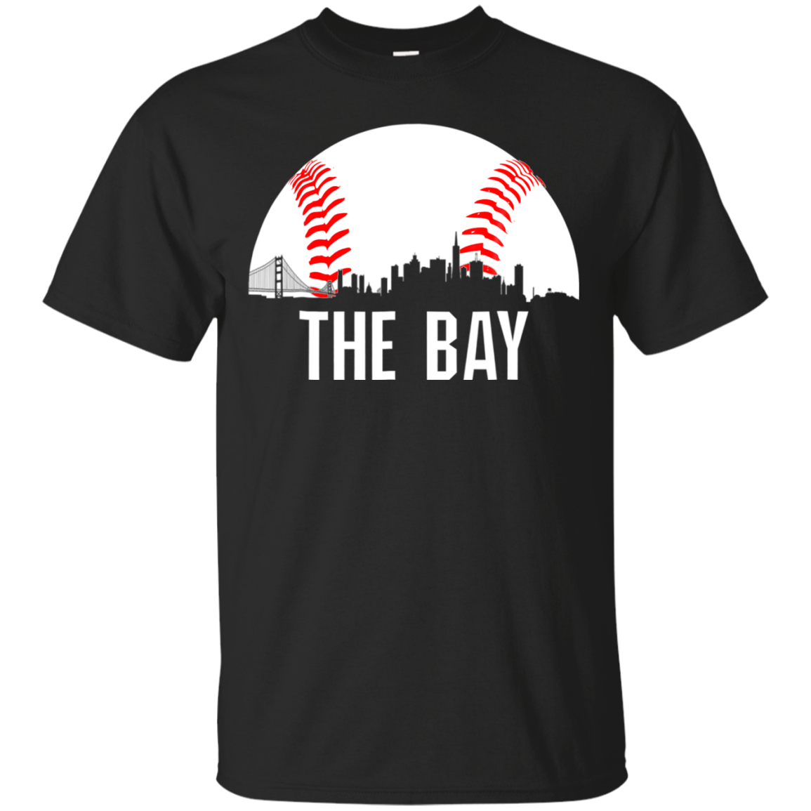 The Bay San Francisco Baseball Downtown Skyline Fan Shirt