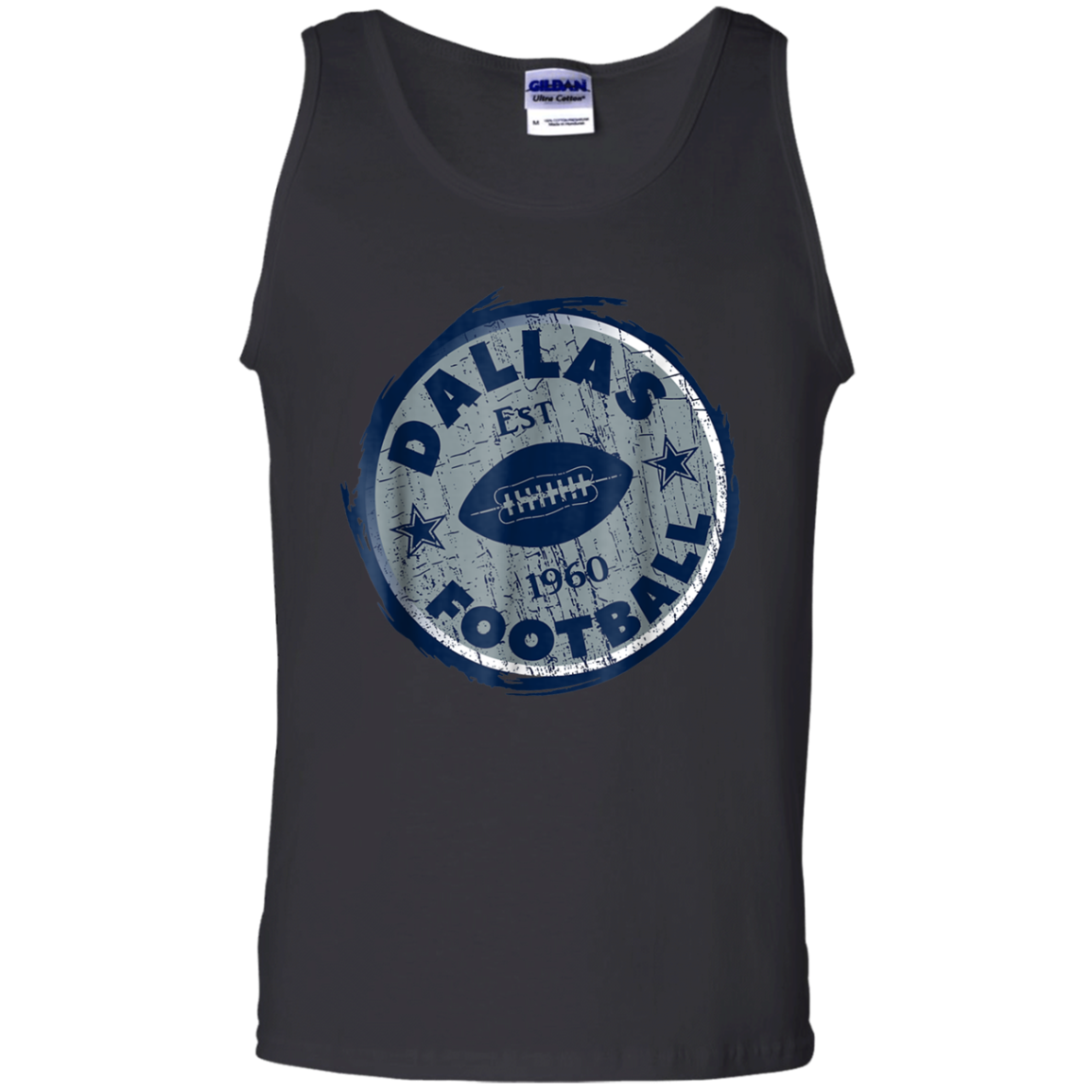 Dallas Cow Popular Distressed Football T Shirt