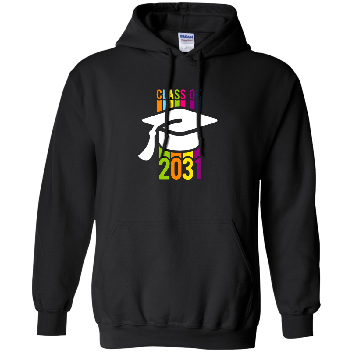 Class Of 2031 Grow With Me Tea Shirt G185 Pullover 8 Oz.