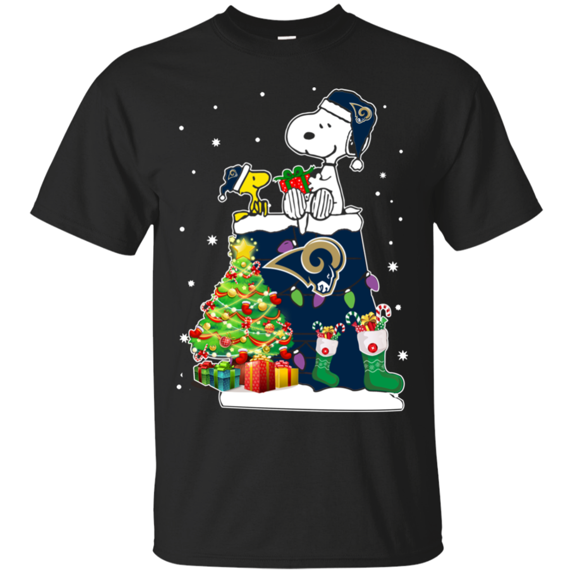 Los Angeles Rams Snoopy & Woodstock Christmas Shirt G200 Ultra T-shirt