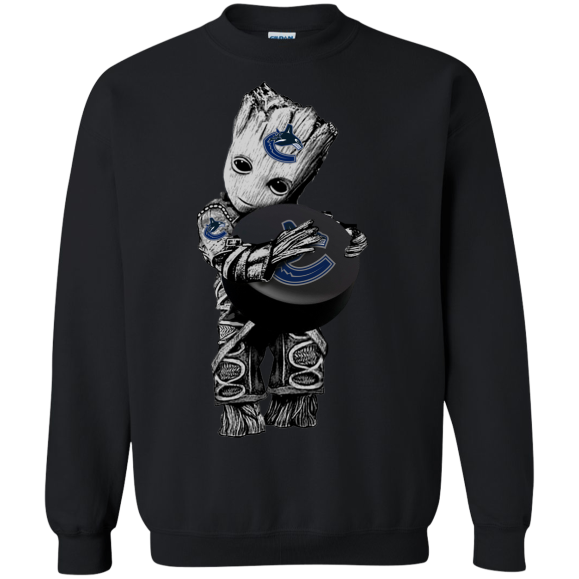 Vancouver Canucks Guardians Of The Galaxy Groot Hockey T-shirts