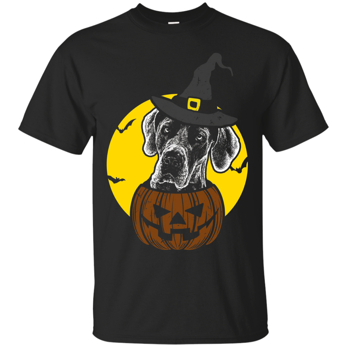 Shirt Great Dane Pumpkin Tee Scary Halloween T Shirt