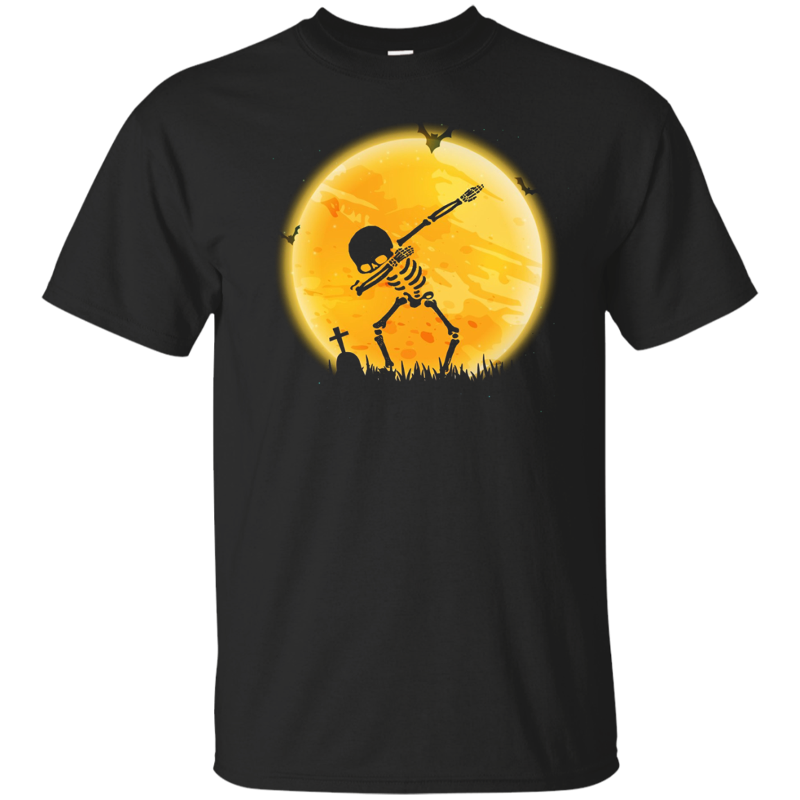 Shirt Skeleton Dabbing In Halloween Night T-shirt