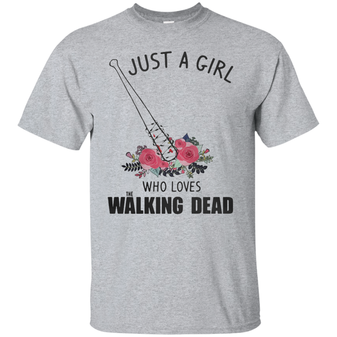 Just A Girl Who Loves The Walking Dead Shirt