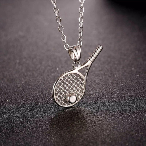 Tennis Racket Necklace