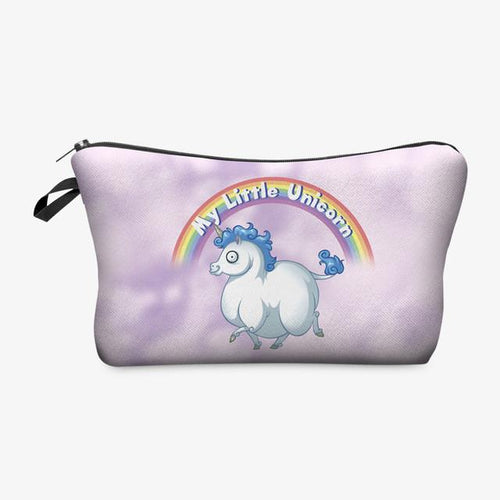 Unicorn Rainbow Cosmetic Case