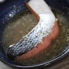 saumon mariné salade saumon cuit
