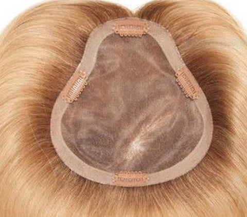 human hair topper pear shape