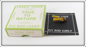 Creek Chub Golden Shiner Fly Rod Dingbat Lure In Box F1304