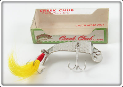 Vintage Creek Chub Yellow Bucktail Cohokie Lure In Box