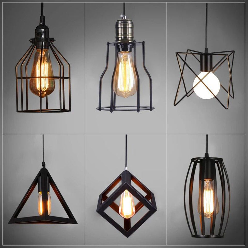 Led Pendant Lights Retro Industrial Style Coffee Restaurant