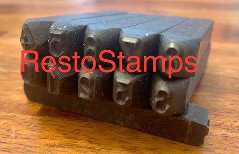 16-0423 Motor Number Stamp Set Vツイン (検索用／モーター番号