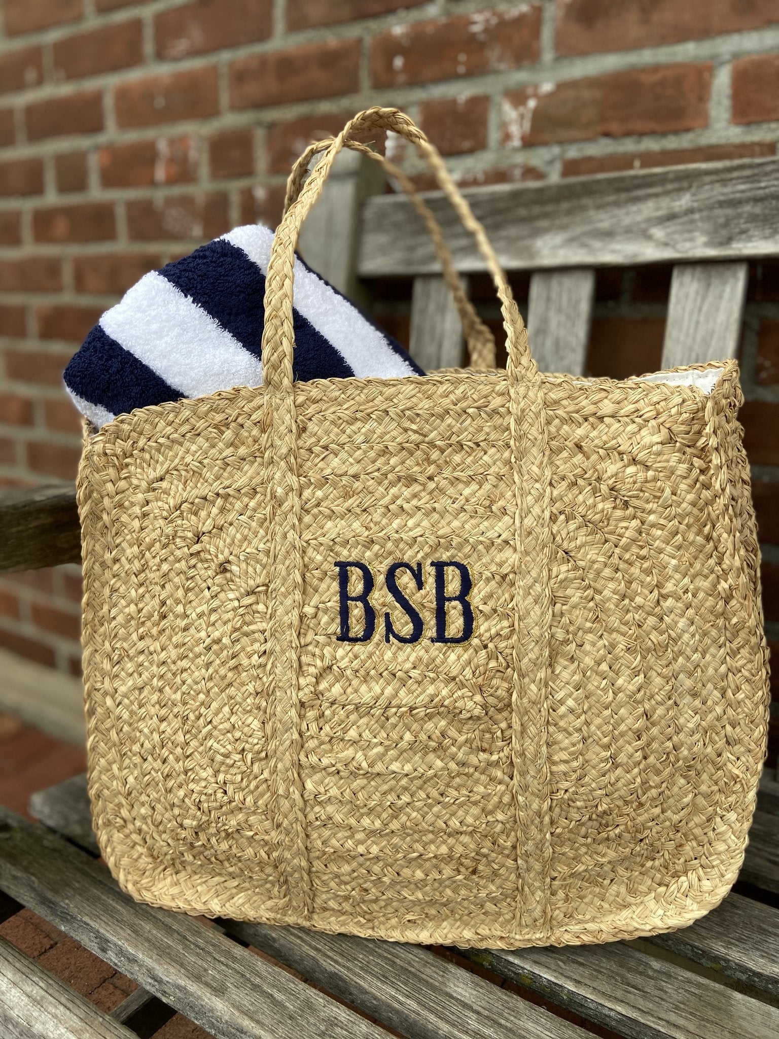 Children's Letter Sweaters – Nantucket Monogram & Design by Brooke Boothe