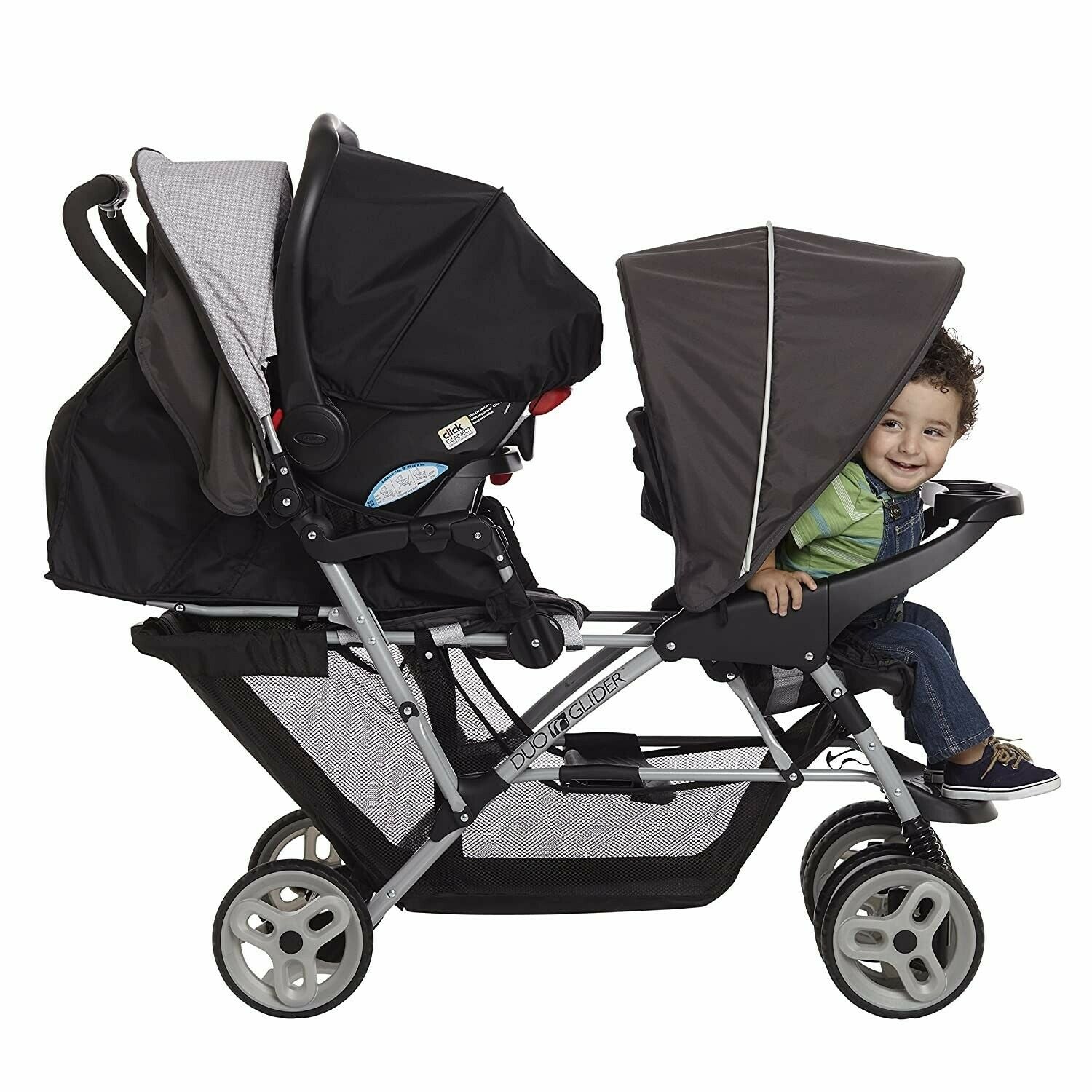 Graco Baby Double Stroller with Two Infant Car Seats Twin Combo Set ...